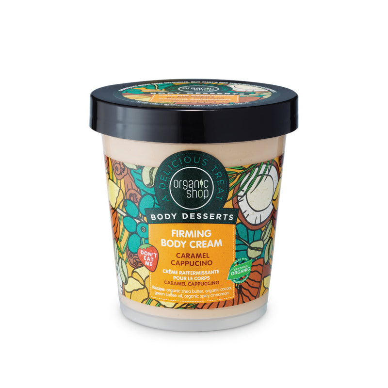 Organic Shop Body Desserts crema rassodante cappuccino caramellato, 450 ml