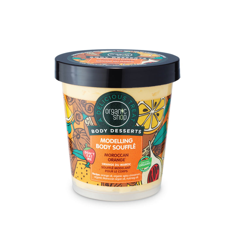 Organic Shop Body Desserts soufflé rimodellante arancia del Marocco, 450 ml