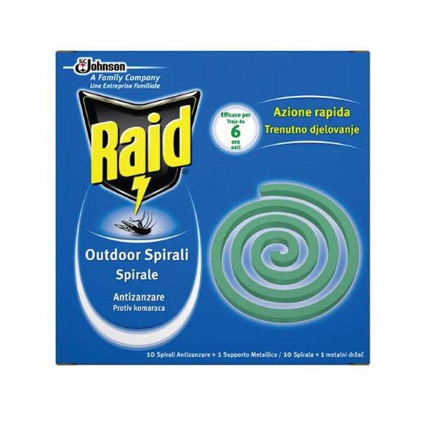 RAID spirali antizanzare 10 pezzi