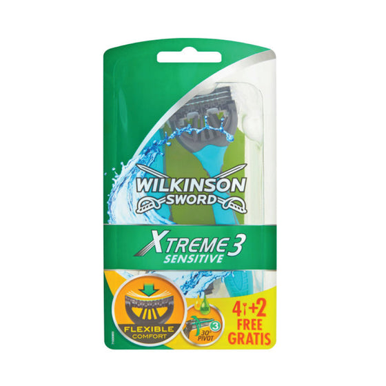 WILKINSON XTREME TRILAMA verde sensitive 4+2