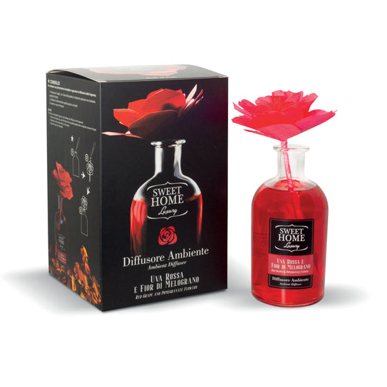 Diffusore ambiente luxury Uva Rossa e Fior di Melograno - 250ml